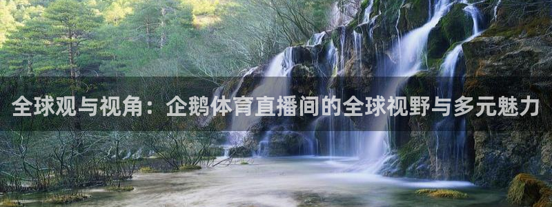 小九视频：全球观与视角：企鹅体育直播间的全球视野与多元魅力