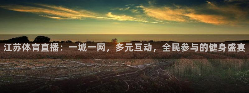 nba直播小九直播：江苏体育直播：一城一网，多元互动，全民参与的健身盛宴
